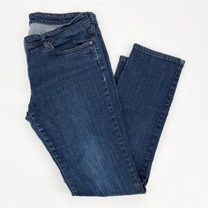 Eileen Fisher Women’s Mid Rise Zip Fly Jeans Size 8 Petite